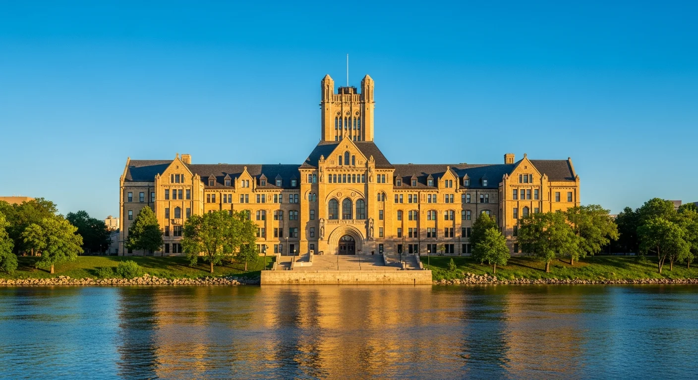 Minnesota university campus representing artificial intelligence education