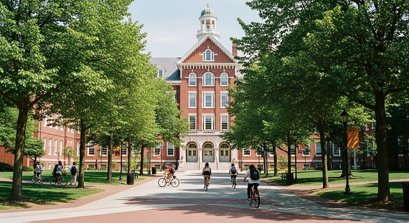 New Jersey university campus representing cybersecurity education