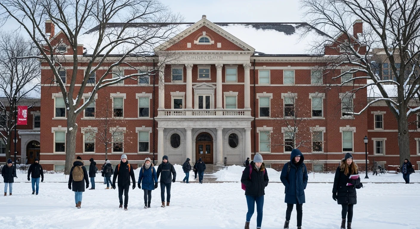 Minnesota university campus representing database administration education