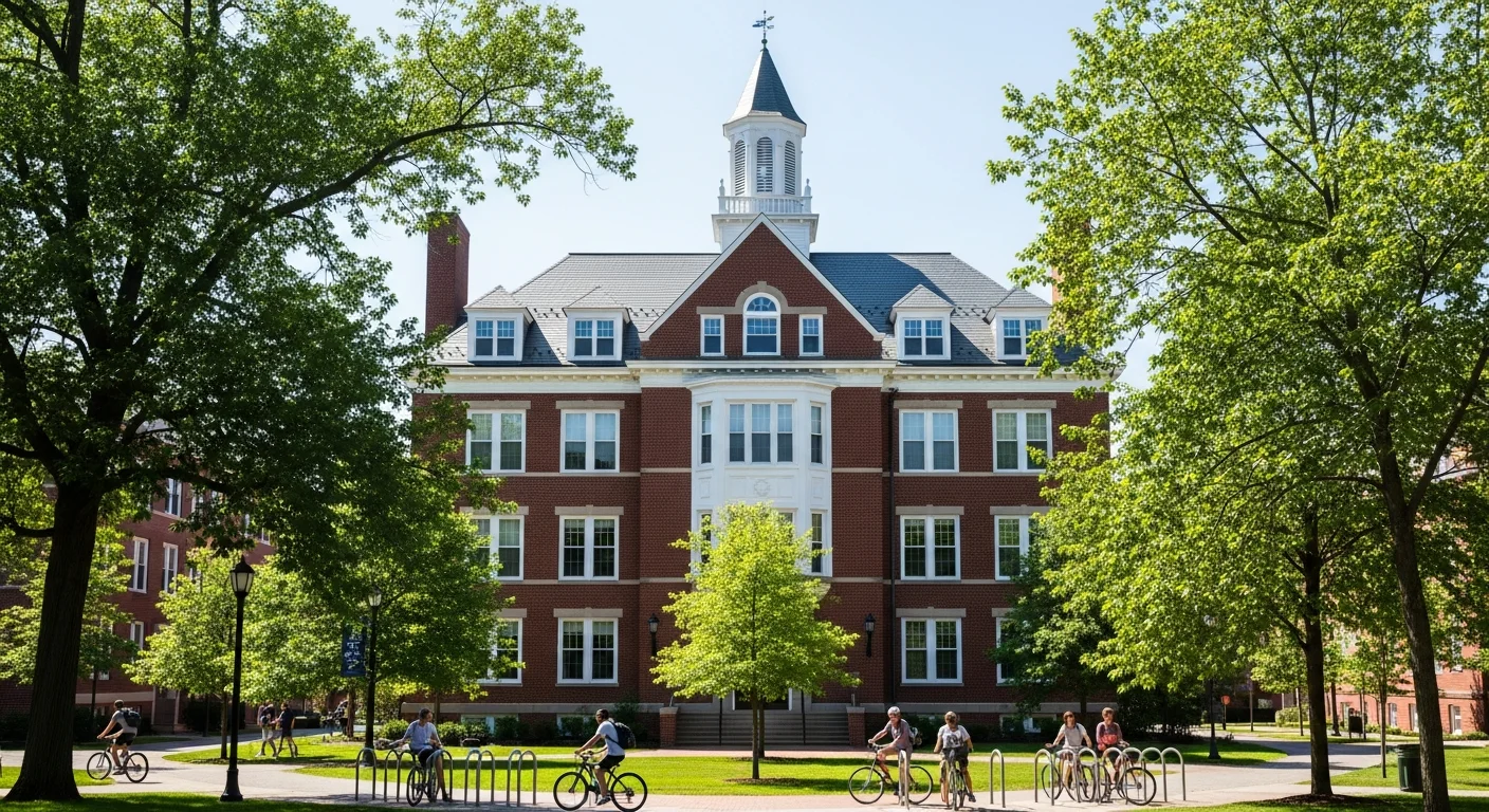 New Jersey university campus representing database administration education