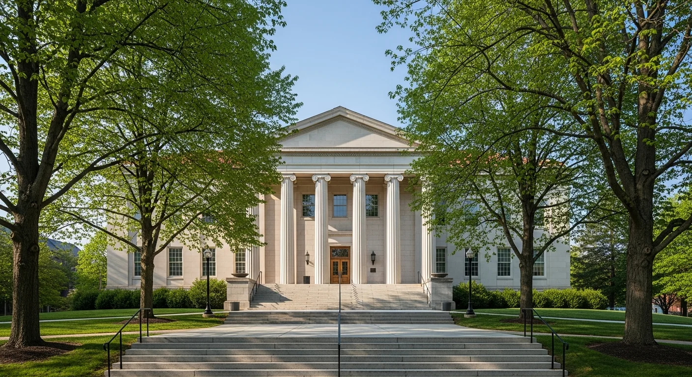 Maryland university campus representing information systems education