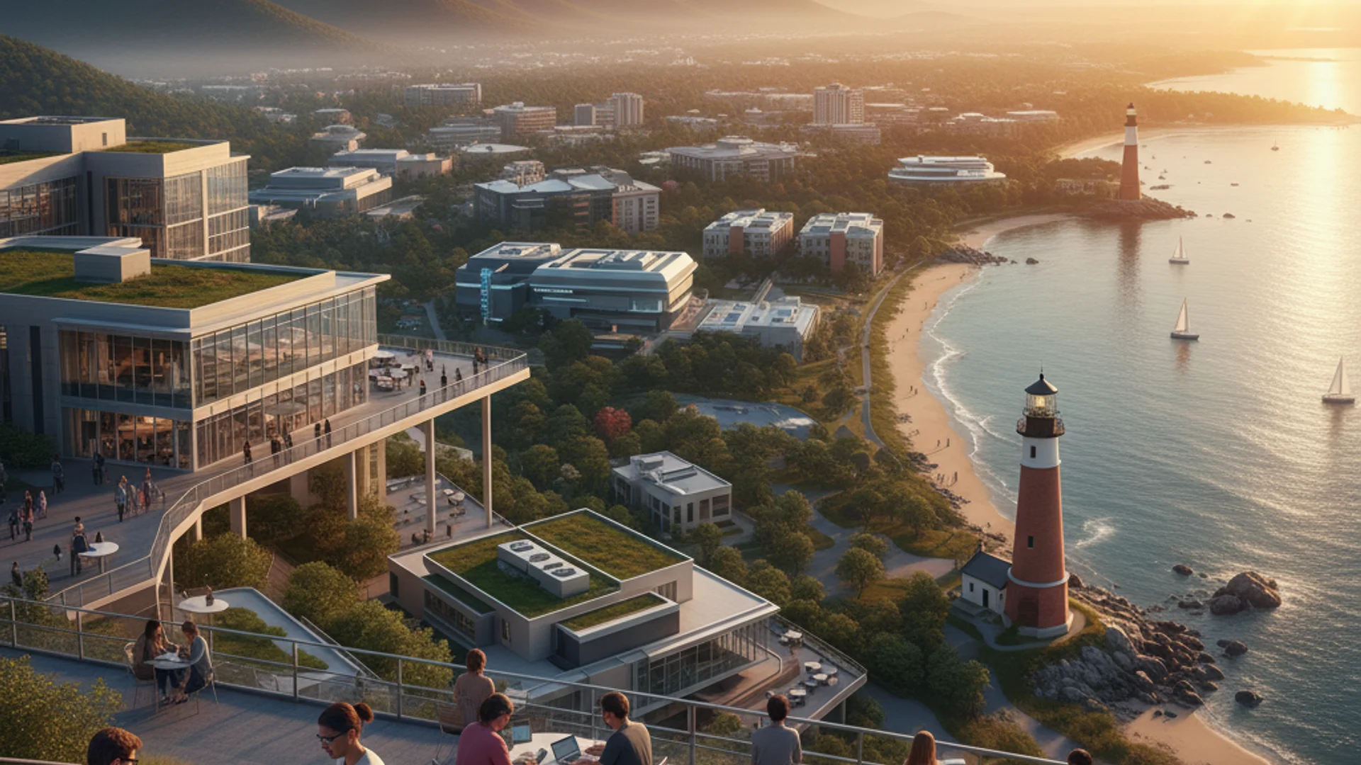 University campus in North Carolina