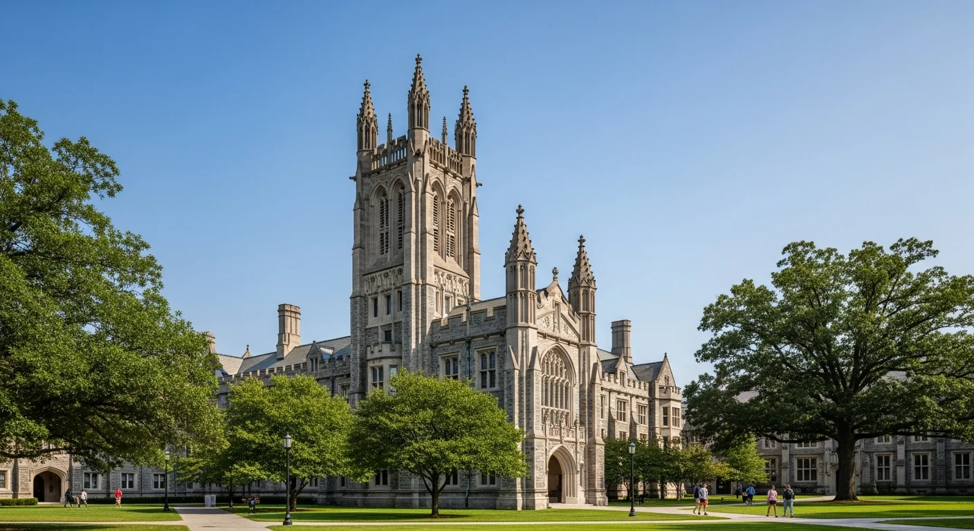 Connecticut university campus representing mobile development education