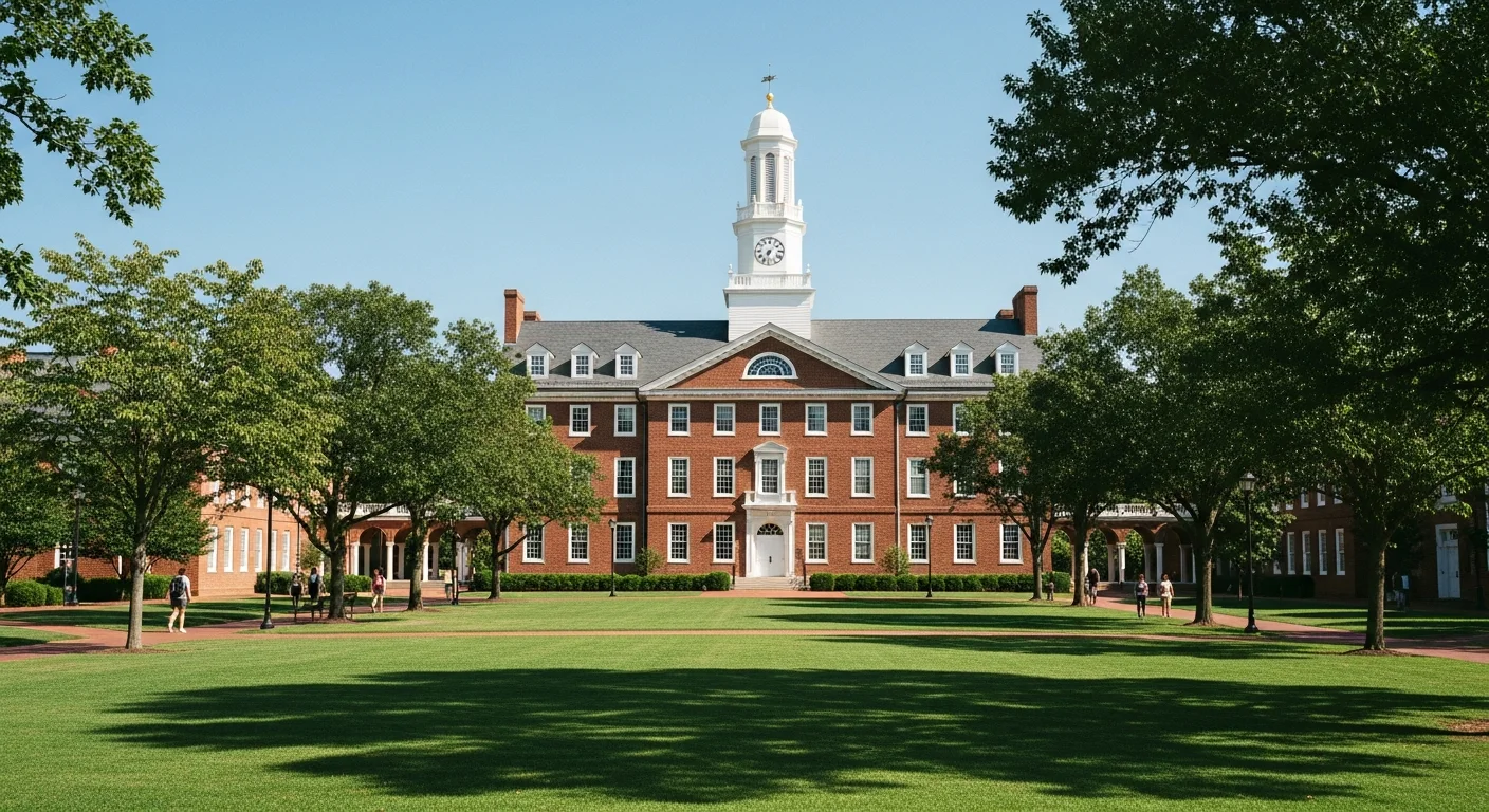 Maryland university campus representing network administration education